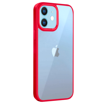 Coque iPhone 12 Urban Metal Protect Red
