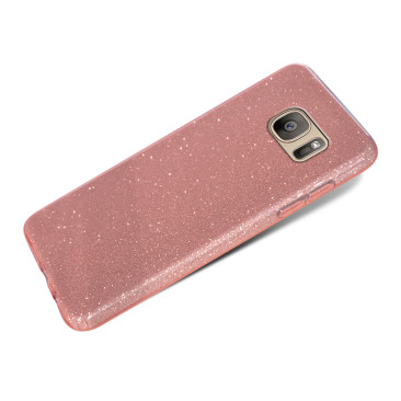 Coque Honor 10 Glitter Protect-Rose