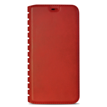 Etui iPhone X Book Flip-Rouge