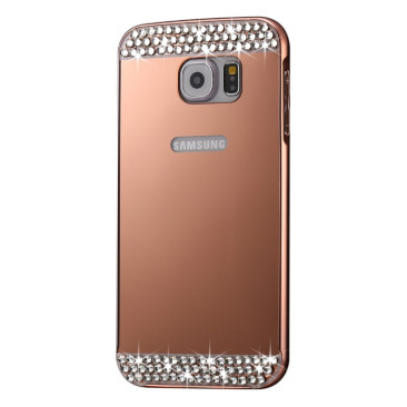 Coque Samsung Galaxy S7 Edge Diamond Mirror Rose Gold